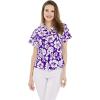 imageWomens Hawaiian Lady Aloha Shirt in Vintage Classic HibiscusVintage Classic Purple Hibiscus
