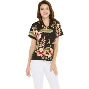 imageHawaii Hangover Womens Hawaiian Aloha Shirt in RafelsiaRafelsia Black