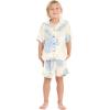 imageBoy Hawaiian Aloha Shirt in Palm Leaves in Cream Size 10