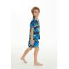 imageBoy Hawaiian Shirt or Cabana Set in Blue SunsetBlue Sunset
