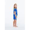 imageBoy Hawaiian Shirt or Cabana Set in Blue SunsetHibiscus Blue