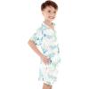 imageHawaii Hangover Boy Aloha Luau Shirt Cabana Set in Pineapple Garden NavyOrchid Breeze White