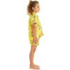 imageHawaii Hangover Boy Aloha Luau Shirt Cabana Set in Pink Hibiscus VineGarden Poppy Yellow
