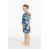 imageHawaii Hangover Boy Aloha Luau Shirt Cabana Set in Sunset with DolphinSunset With Dolphin  Blue