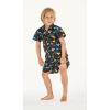 imageHawaii Hangover Boy Aloha Luau Shirt Cabana Set in Vintage Tropical ToileFlamingo Party Black