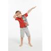 imageHawaii Hangover Boy Aloha Luau Shirt Cabana Set in Wispy Cereus BlackOrchid Paradise in Red