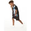 imageHawaii Hangover Boy Aloha Luau Shirt Cabana Set in Wispy Cereus BlackWatercolor Orchid Black Turquoise