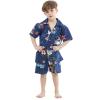 imageHawaii Hangover Boy Aloha Luau Shirt Christmas Shirt Cabana Set in Red SantaChristmas Dress Santa Navy