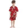 imageHawaii Hangover Boy Aloha Luau Shirt Christmas Shirt Cabana Set in Red SantaChristmas Dress Santa Red