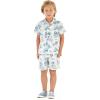 imageHawaii Hangover Boy Aloha Luau Shirt Cabana Set in Vintage Tropical ToileVintage Tropical Toile