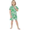 Vintage Classic Hibiscus  Green