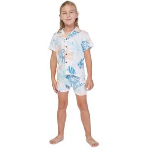 imageHawaii Hangover Boy Aloha Luau Shirt Cabana Set in Simply Blue PalmsSandy Beach