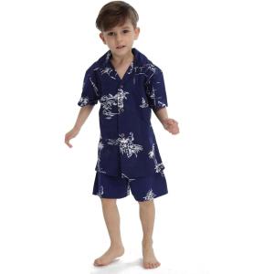 imageHawaii Hangover Boy Aloha Luau Shirt Christmas Shirt Cabana Set in Navy Map ClassicClassic Navy