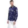 imageHawaii Hangover Mens Hawaiian Long Sleeve Shirt Aloha Shirt Classic White MapClassic Navy Map