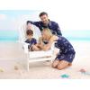 imageHawaii Hangover Mens Hawaiian Long Sleeve Shirt Aloha Shirt Classic White MapClassic Navy Map