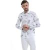 imageHawaii Hangover Mens Hawaiian Long Sleeve Shirt Aloha Shirt Classic White MapClassic White Map
