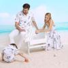 imageHawaii Hangover Mens Hawaiian Long Sleeve Shirt Aloha Shirt Classic White MapClassic White Map
