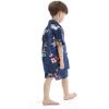 imageMatchable Family Hawaiian Luau Men Women Girl Boy Clothes in Christmas Santa in Hawaii NavyBoy Short Sleeve