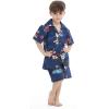 imageMatchable Family Hawaiian Luau Men Women Girl Boy Clothes in Christmas Santa in Hawaii NavyBoy Short Sleeve