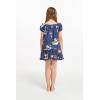 imageMatchable Family Hawaiian Luau Men Women Girl Boy Clothes in Christmas Santa in Hawaii NavyGirl Simple Muumuu