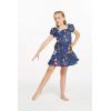 imageMatchable Family Hawaiian Luau Men Women Girl Boy Clothes in Christmas Santa in Hawaii NavyGirl Simple Muumuu