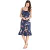 imageMatchable Family Hawaiian Luau Men Women Girl Boy Clothes in Christmas Santa in Hawaii NavyWomen Mermaid Dress