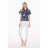 imageMatchable Family Hawaiian Luau Men Women Girl Boy Clothes in Christmas Santa in Hawaii NavyWomen Shirt