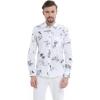 imageHawaii Hangover Mens Hawaiian Long Sleeve Shirt Aloha Shirt Classic White MapClassic White Map