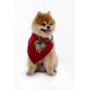 imageHawaiian Matching Pattern Dog Bandana in Pineapple Garden Navy Size LargeBandana in Pineapple Garden Burgundy