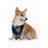 imageHawaiian Matching Pattern Dog Bandana in Pineapple Garden Navy Size LargeBandana in Pineapple Garden Navy