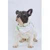 imageHawaiian Matching Pattern Dog Bandana in Pineapple Garden Navy Size LargeBandana in Pineapple Garden White