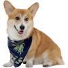 imageHawaiian Matching Pattern Dog Bandana in Pineapple Garden Navy Size LargeBandana in Pineapple Garden Navy