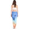 imageHawaii Hangover Womens Tropical Print Performance Yoga Excercise Full Ankle Length Legging in Sunset PalmsSunset Palms