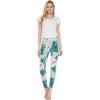 imageHawaii Hangover Womens Tropical Print Full Ankle Length Legging in Mint ForestMint Forest
