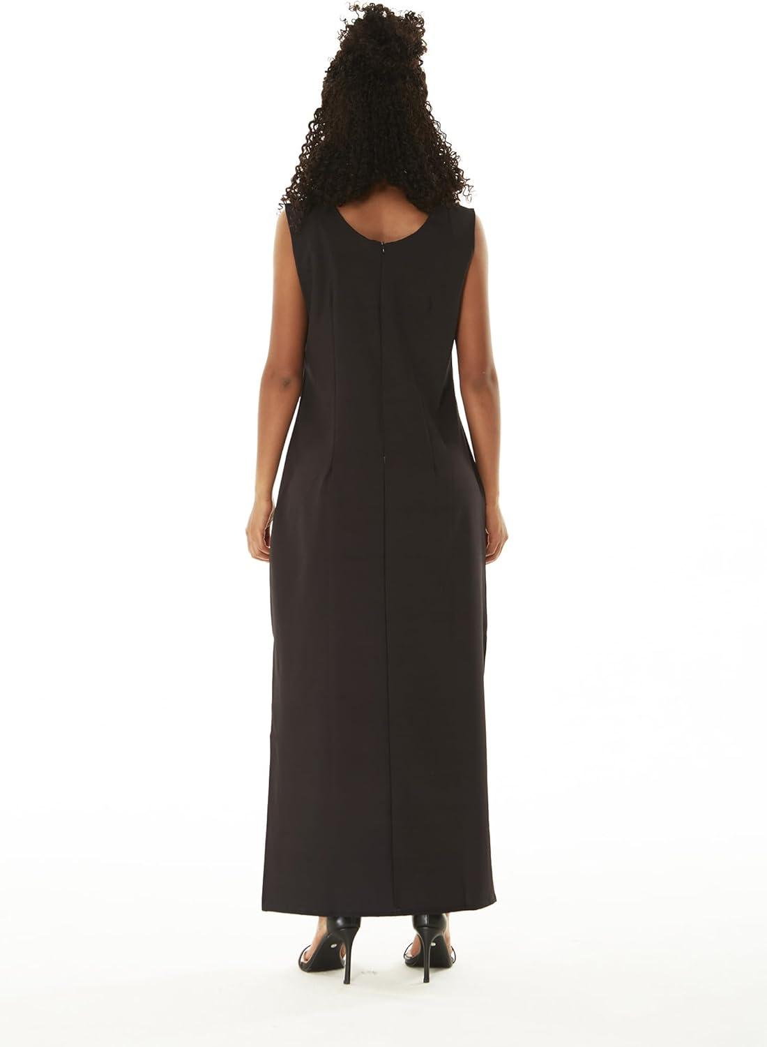 imageMatchable Couple Hawaiian Luau Men Shirt or Women Maxi Tank Dress in Watercolor Orchid Black PinkWomen Watercolor Orchid Black Pink