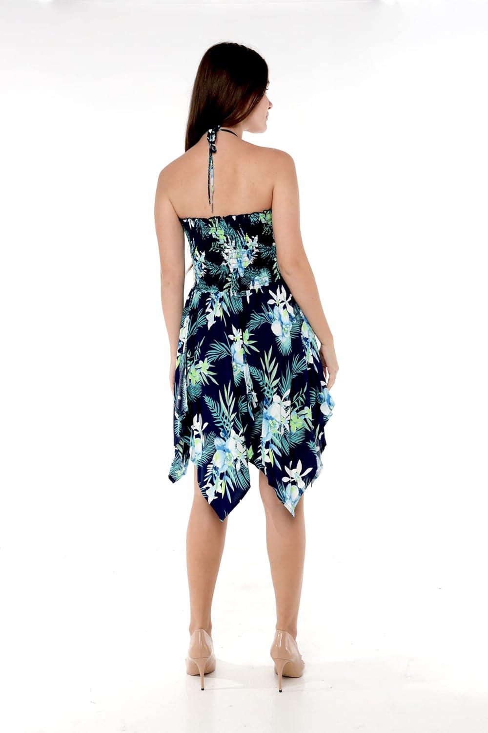 imageMatchable Family Hawaiian Luau Men Women Girl Boy Clothes in Orchid Breeze NavyWomen Fairy