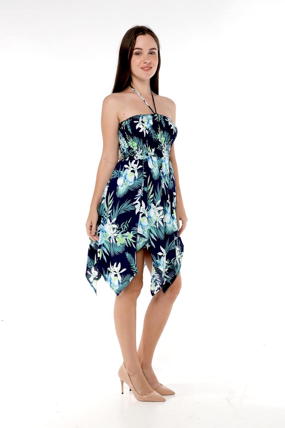 imageMatchable Family Hawaiian Luau Men Women Girl Boy Clothes in Orchid Breeze NavyWomen Fairy