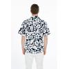 imageMatchable Couple Hawaiian Luau Men Shirt or Women Tank Dress in Classic Vintage HibiscusMen Navy