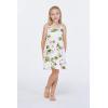 imageMade in Hawaii Luau Elastic Strap Dress in Flamingo CreamFlamingo White