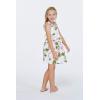 imageMade in Hawaii Luau Elastic Strap Dress in Flamingo CreamFlamingo White
