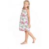 imageMade in Hawaii Luau Elastic Strap Dress in Flamingo CreamFlamingo in Love White