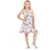 imageMade in Hawaii Luau Elastic Strap Dress in Flamingo CreamFlamingo in Love White