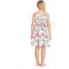 imageMade in Hawaii Luau Elastic Strap Dress in Flamingo CreamFlamingo in Love White