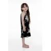 imageGirl Hawaiian Round Neck Dress in Pineapple GardenPineapple Garden Black