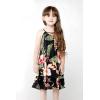 imageGirl Hawaiian Round Neck Dress in RafelsiaRafelsia Black