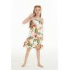 imageGirl Hawaiian Round Neck Dress in RafelsiaRafelsia Cream