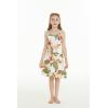 imageGirl Hawaiian Round Neck Dress in RafelsiaRafelsia Cream