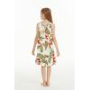 imageGirl Hawaiian Round Neck Dress in RafelsiaRafelsia Cream