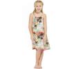 imageGirl Hawaiian Round Neck Dress in SunsetNeon Sunset