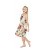 imageGirl Hawaiian Round Neck Dress in SunsetNeon Sunset
